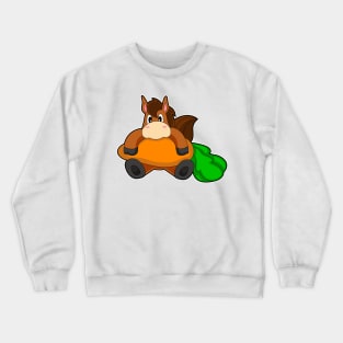 Horse Carrot Crewneck Sweatshirt